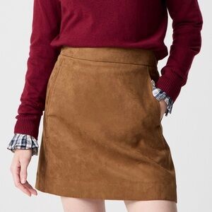 J. Crew Factory Brown Mini Skirt